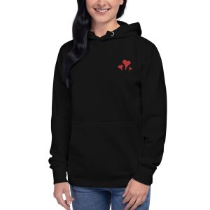 3 heart Unisex Hoodie